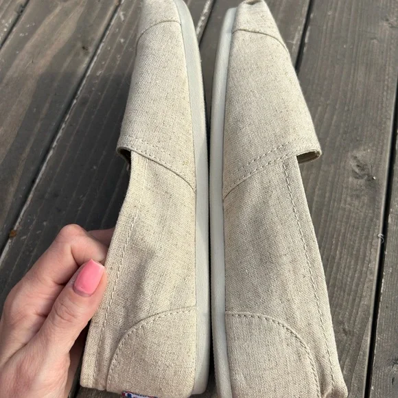 Bobs from Skechers  Womens Taupe Slip on Shoes Memory Foam Size 9 Comfort - Picture 5 of 9